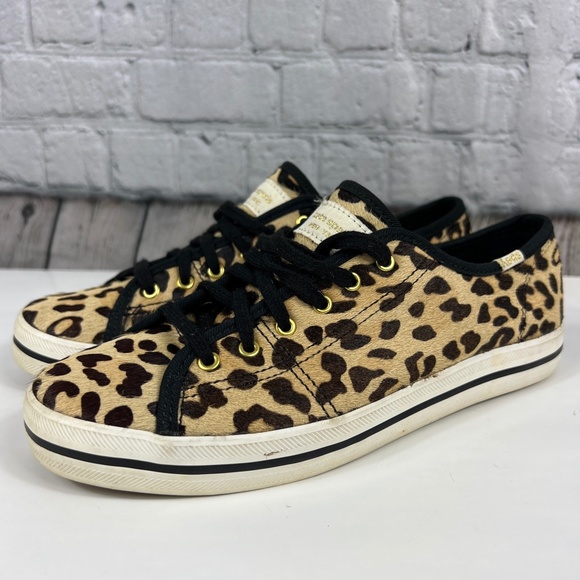 KEDS BY KATE SPADE NEW YORK KICKSTART LEOPARD SKIN SNEAKER SIZE 7 - Picture 5 of 11